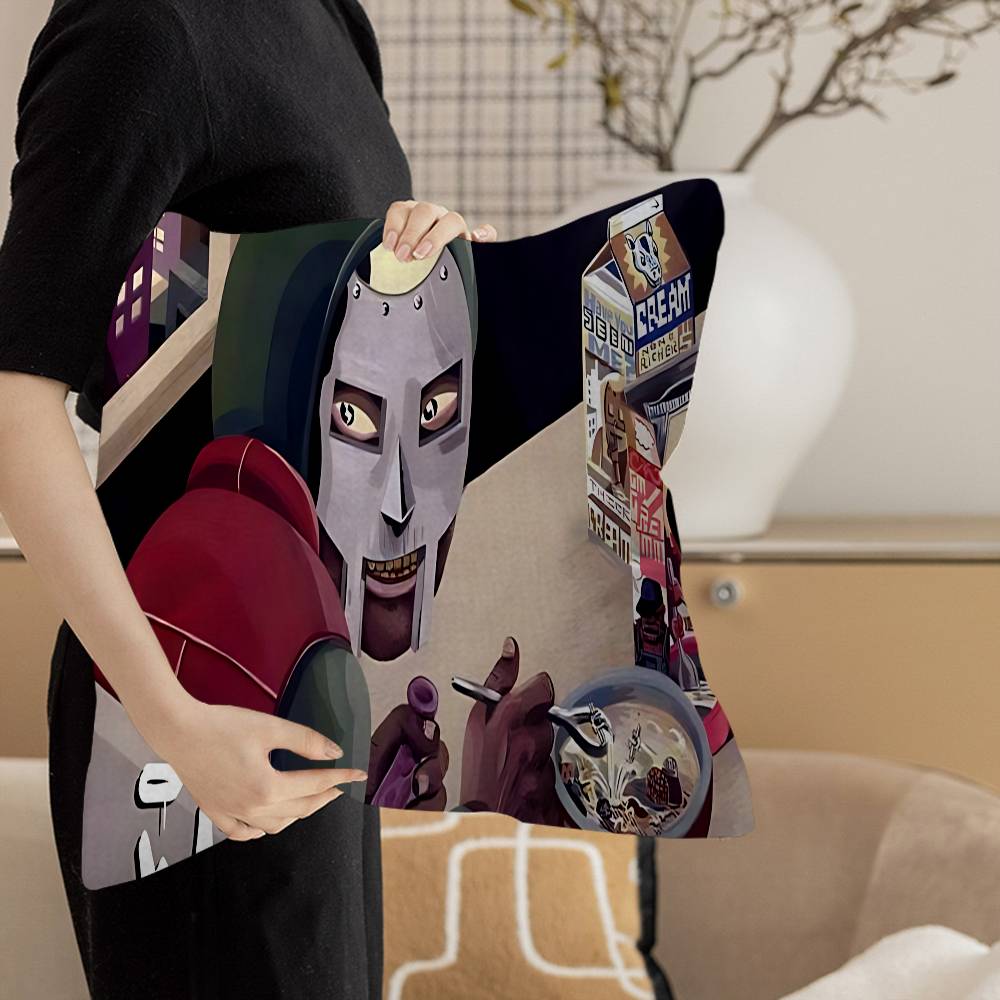 M-MF DOOM Personalized Pillow Dust Cover Bedroom Kids Party Decoration Pillowcase Birthday Children Gift