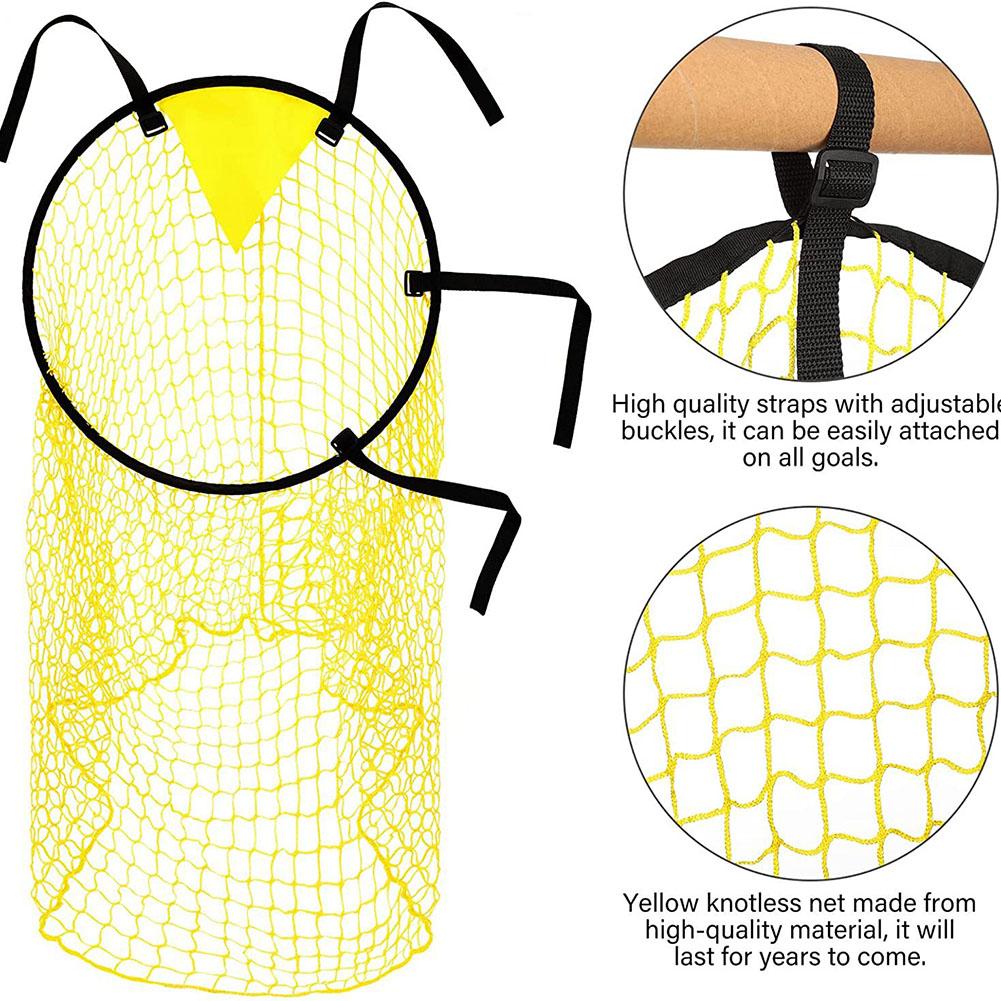 1PCS Football Goal Target Net,Easy To Attach Soccer Training Equipment for Shooting,Foldable Soccer Top Bins for Kids Adults