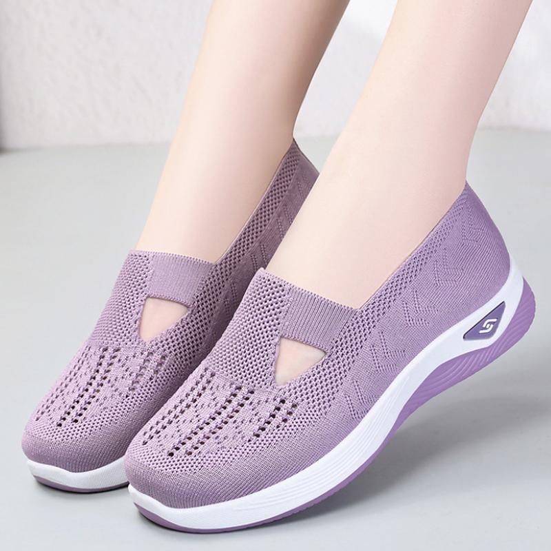 Women's Shoes Summer 2025 Casual Sneakers Breathable Slip On Walking Shoes Lightweight Outdoor Flat Sports