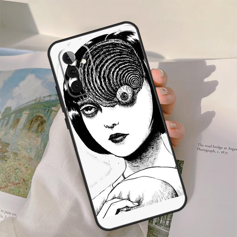 Horror Manga Style Case For Samsung Galaxy A13 A33 A53 A34 A54 A14 A15 A16 A26 A36 A56 A12 A32 A52 A06 A35 A55