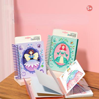 Children's Princess Dressing Sticker Book Cute Fashion Little Girl Changing Clothes Cartoon Sticker