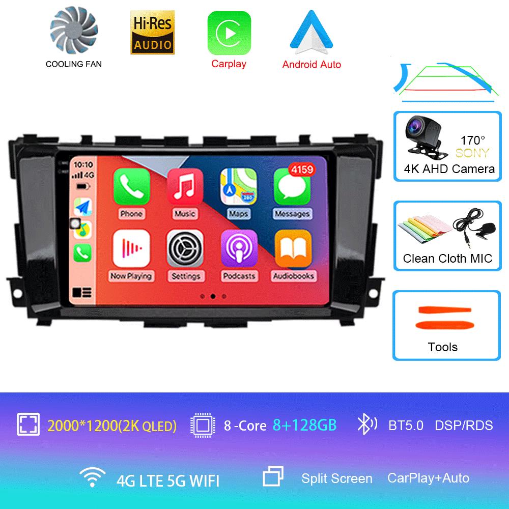 For Nissan Teana 3 Altima 5 L33 2013 - 2020 Video Player Navigation GPS Car Radio Multimedia Android 14 WIFI Touch Screen 9 10"