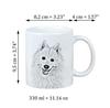 Japanese Spitz, Nihon Supittsu - Cup with a Dog, Cute Cup with Graphics, a Gift with Your Photo from the Art-Dog Brand