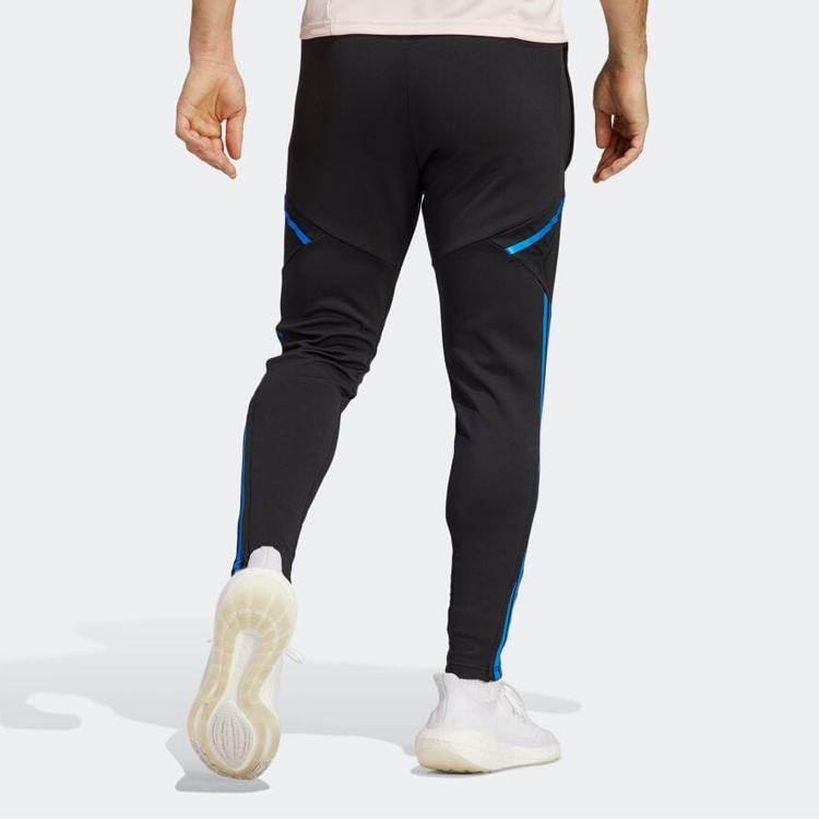 adidas Three-Stripe Logo High-Waist Sweatpants Men Bottoms Black HT4296
