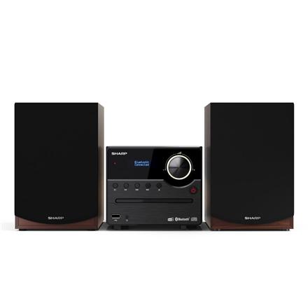 Sharp | Micro Hi-Fi System | XL-B517D(BR) | Braun | USB-Anschluss | AUX-Eingang | Bluetooth | CD-Player | UKW-Radio | Kabellose Verbindung