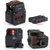 [AERITH BLACK] FC1 Type Replica Compact Red Dot Sight with Battery, Black, Engraved, FC1 (BK B)