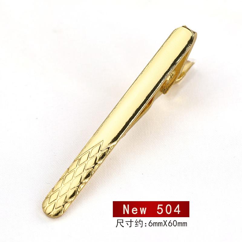 Business Versatile Men'S Dress Gold Tie Clip Marriage Men'S And Women'S Pin Korean Version Security Laveclip Fashion Laveclip