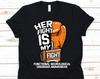 Her Fight Is My Fight Shirt, Gift For Functional Neurological Disorder Survivor, Functional Neurological Disorder, FND, Orange Boxing Glove