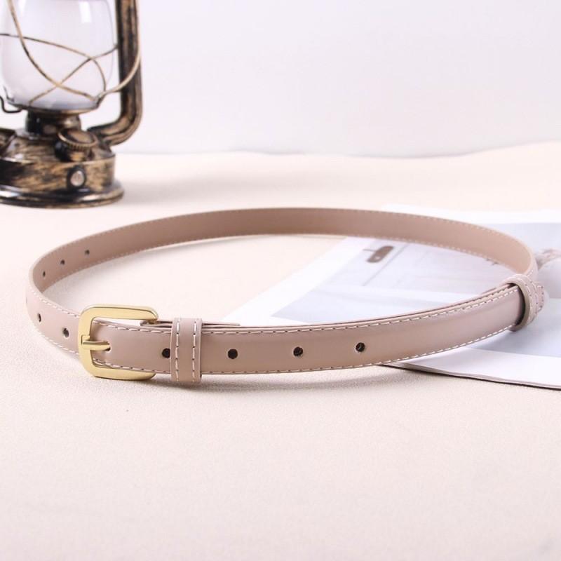 Womens Adjustable Classic Pu Waist Belt With Full Hole Design For Wear Everyday