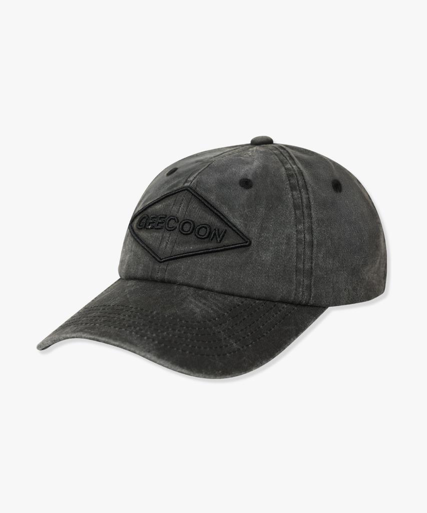 Jikun Pigment Logo Embroidered Ball Cap Gee257-001 Charcoal