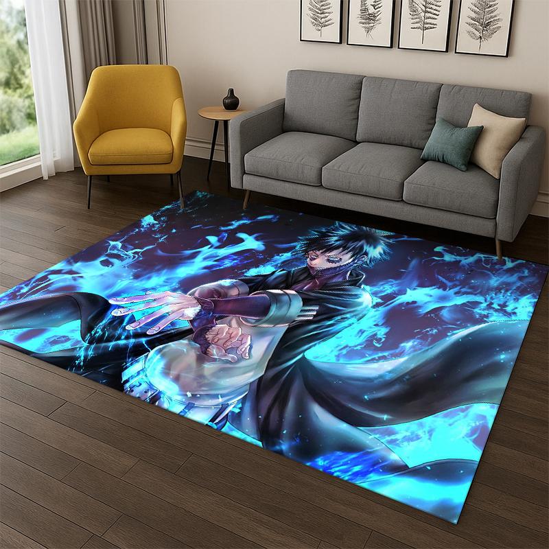 

My Hero Academia Deku Bakugou Cartoon Anime Carpet Rug for Bedroom Living Room Sofa Doormat Home Decor,Kid Area Rug Non-slip 40x60cm