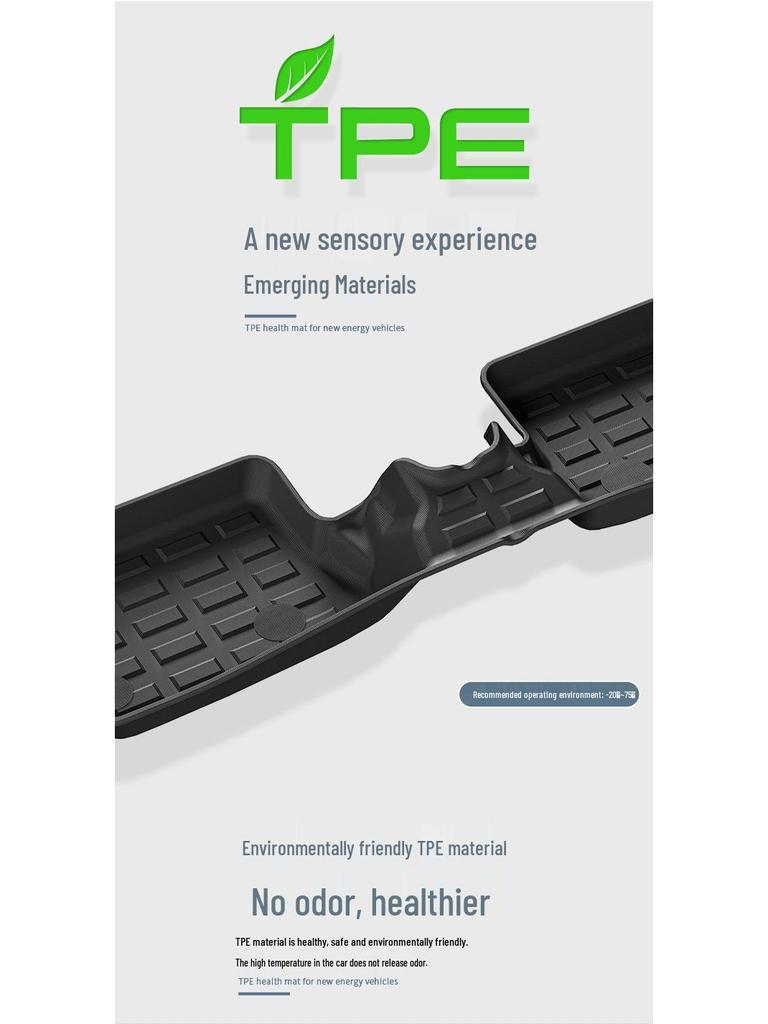 These eco-friendly, stain-resistant TPE car mats fit 23 Jeep Avenger models and are available for cross-border import.