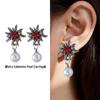 Edelweiss Earrings: European & American Design, Light Luxury, Niche Autumn/Winter Accessories.