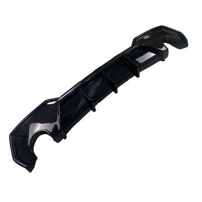 Difusor Trasero Negro Brillante Estilo MP para BMW Serie 4 G22 G23 Facelift M Sport 420i 420d 430i 430d 2020-2024 Bodykits