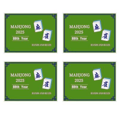 Eğlence Amaçlı Mahjong Elleri ve Kartları Mahjong Kartı Mahjong Kartı Eğlence Amaçlı Oyun