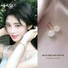 Elegant Butterfly Flower Stud Earrings - S925 Silver Needle, High-End and Versatile for Women