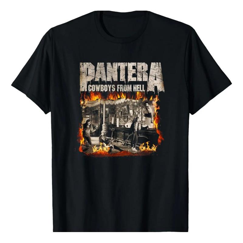 Camiseta Oficial Vintage Flames De Pantera S