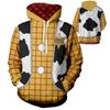 Toy Story 4 Cowboy Sheriff Woody Muster Pullover Hoodie Sweatshirt Mit Lebhaftem 3D Digitaldruck