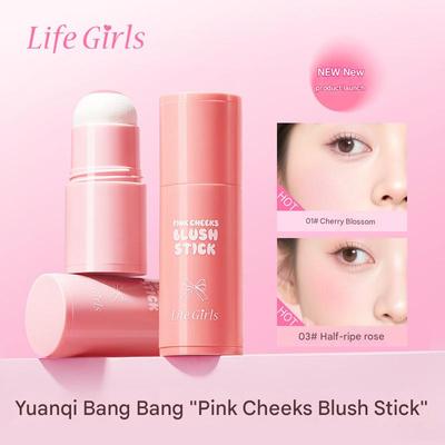 Life Girls Pink Blush Stick Long Lasting Korean Style Cream Blush For Beginner Create A Natural Look