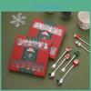 Stainless Christmas Doll Cartoon Steel Fork Spoon Set Tableware Gift