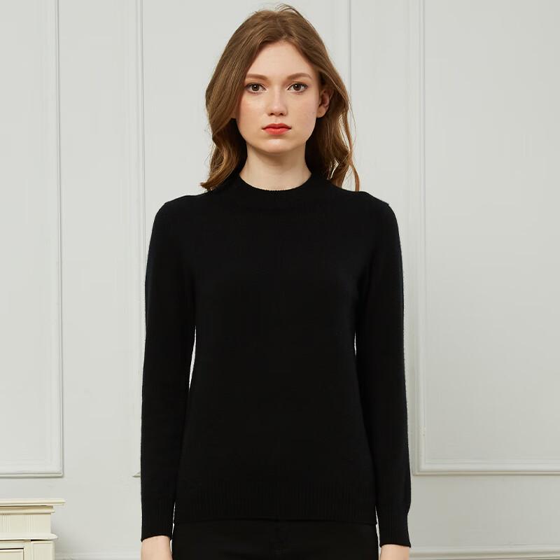 

Hengyuanxiang Y2250 Women s Cashmere Blend Round Neck Sweater 165