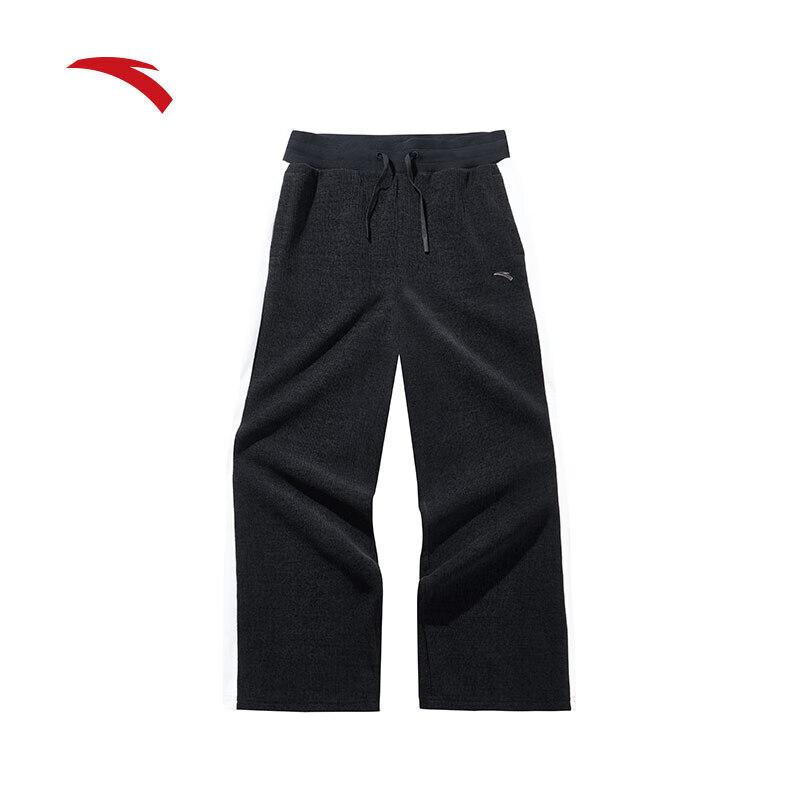Anta Women s Corduroy High-Waist Loose Straight-Leg Pants L