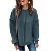 Fashion Loose Sports Crewneck Sweatshirt Casual Pullover Long Sleeve Crewneck Sweatshirt