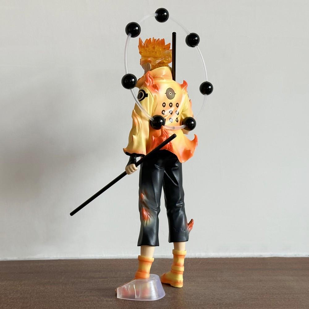 28CM Anime Naruto Uzumaki Naruto Figur Rikudousennin Modus Stående Modell Leketøy Gave Samling Actionfigur PVC