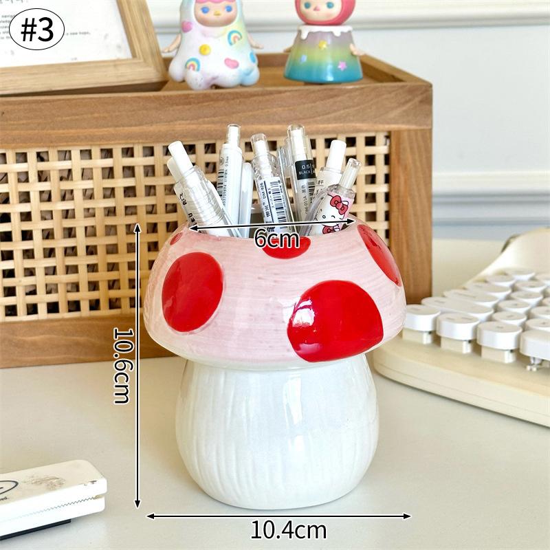  Pen Holder Creative Cartoon Anime  Pen Box Desktop Storage Pen Bag Makeup Brush Storage Container Student Box