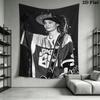 Tom Kaulitz Gobelin Ścienny Estetyczny Dekor Ścienny Drukowany Materiał Koc Dekoracyjne Gobeliny do Sypialni Salonu Wystrój Domu