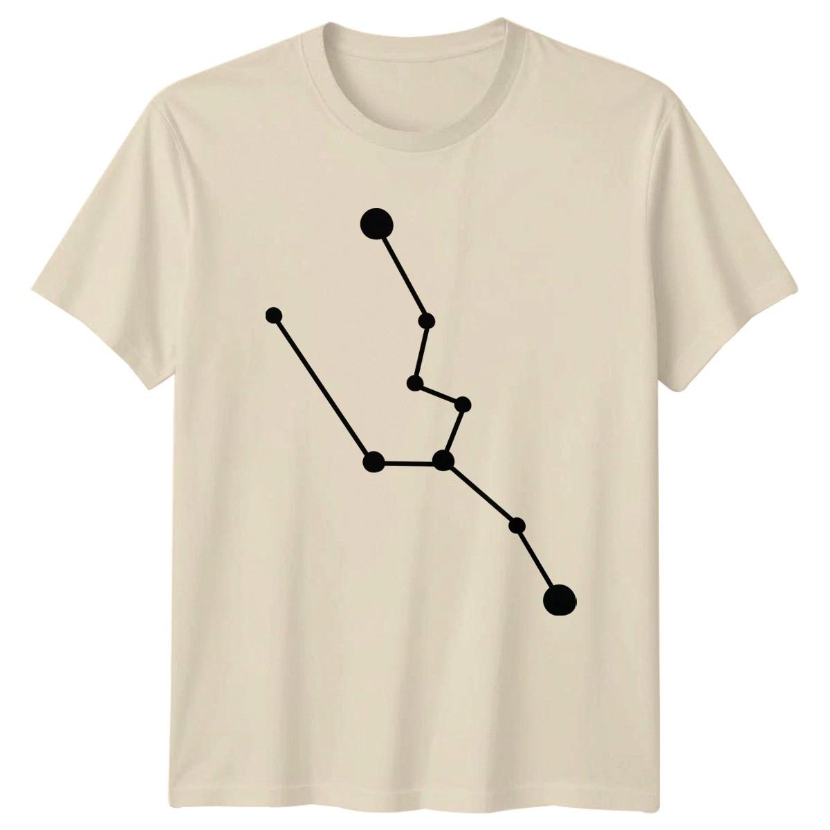 Taurus Constellation Minimalist Zodiac Sign T-Shirt Star Gazer Astrology M