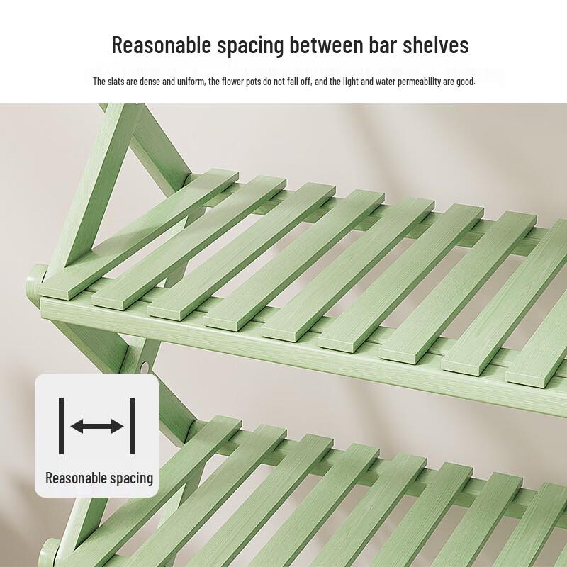 Multi-layer Foldable Balcony Flower Stand