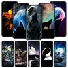 Soft TPU Case For Realme C67 C63 C55 C53 C25 C21 10 11 12 13 GT 2 3 5 Pro Plus 5G Shockproof Phone Cover Moon Roaring Wolf Capas