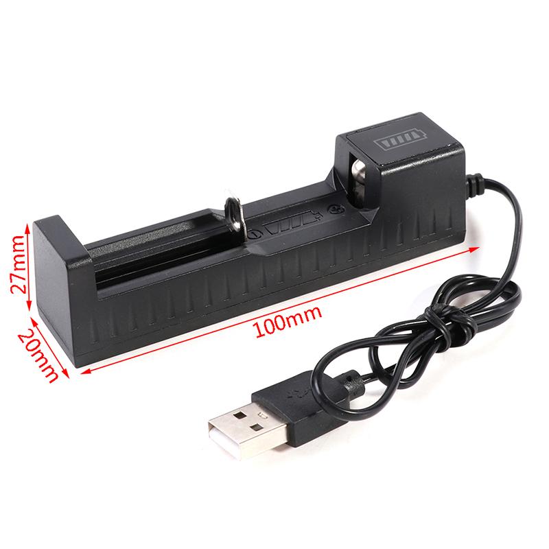 18650 1 Slot Smart Charge Safe Fast Charge Li-Ion Rechargeable Battery Charger