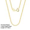 ORSA JEWELS Italian 925 Sterling Silver 1.0mm Cable Chain Personalize Necklace for Women Link Chains Necklace 45 50 55cm SC06-P