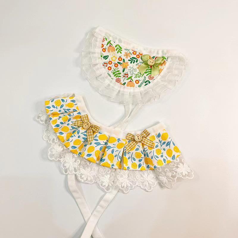 New Pet Scarf: Dog & Cat Drool Bib, Neck Warmer, Bow Tie, Small/Medium Accessories.