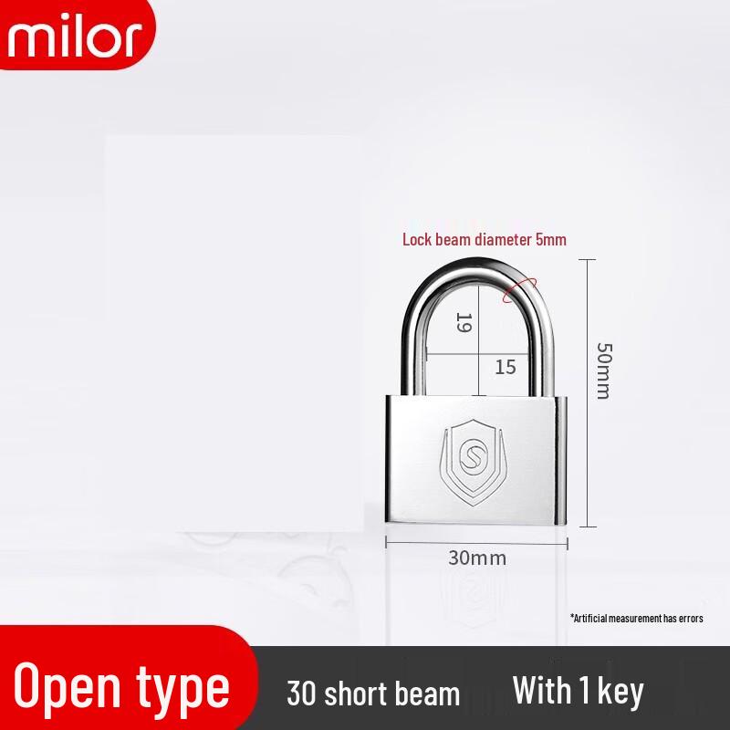 AVADEN Stainless Steel Outdoor Padlock Set (Keyed Alike, Short Shackle 30MM)