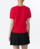 MUSINSA STANDARD WOMAN Women'S Mini Boucle Ribbed Short Sleeve Knit [Red]
