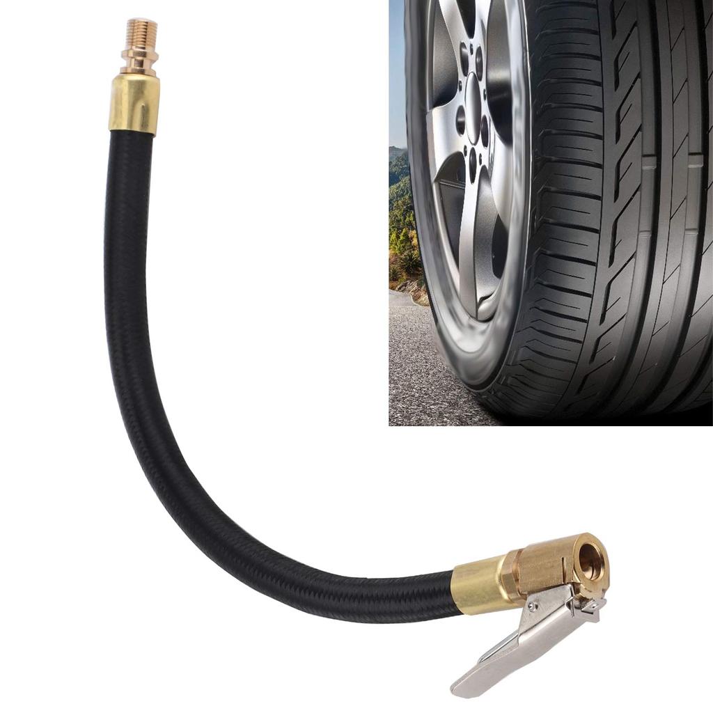 Reifenfüller Schlauch Verlängerungsrohr Reifenluftdruckfüller Gummi Motorrad Schnellaufblas-Futter Adapter