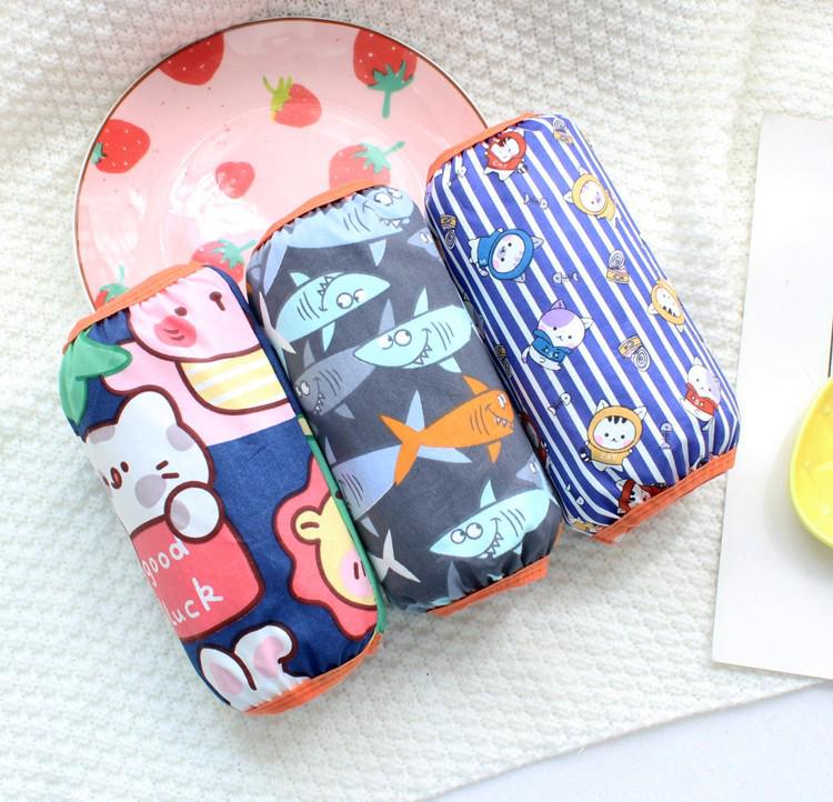 3 Pairs Baby Cotton Arm Sleeves - Stain-Resistant & Waterproof Cartoon Design for Autumn/Winter