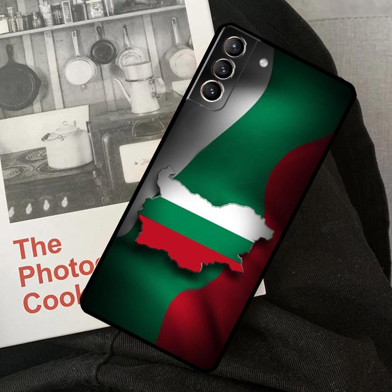 Bulgaria Flag Phone Case For Samsung Galaxy S24 S22 S23 Ultra S20 S21 S24 FE S9 S10 Plus Note 10 20 Ultra