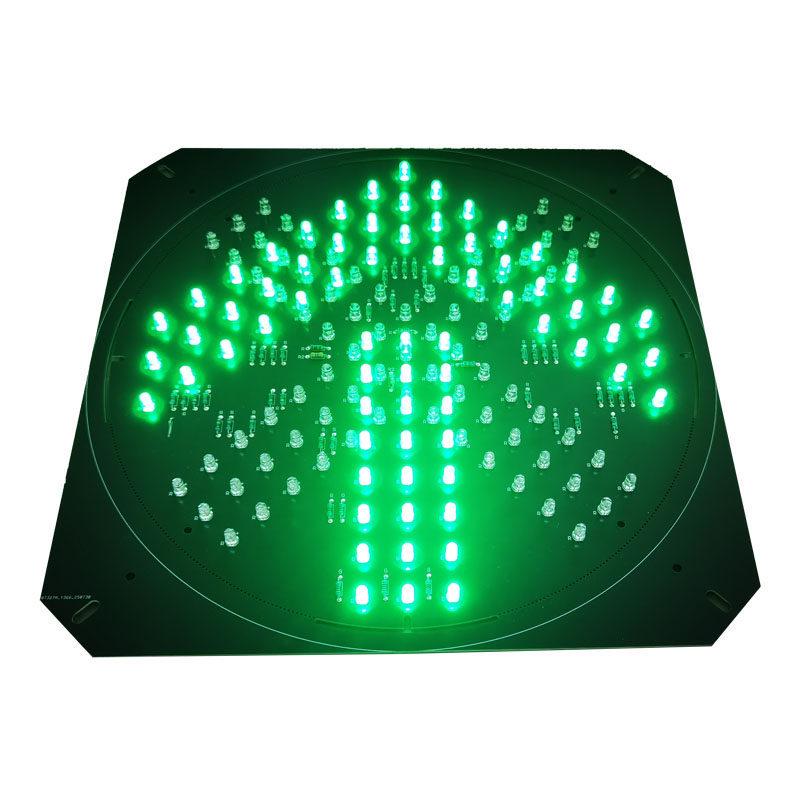 LED Traffic Light Model 300: Red Cross & Green Arrow Signal for High-Speed Tunnel Toll Stations No
