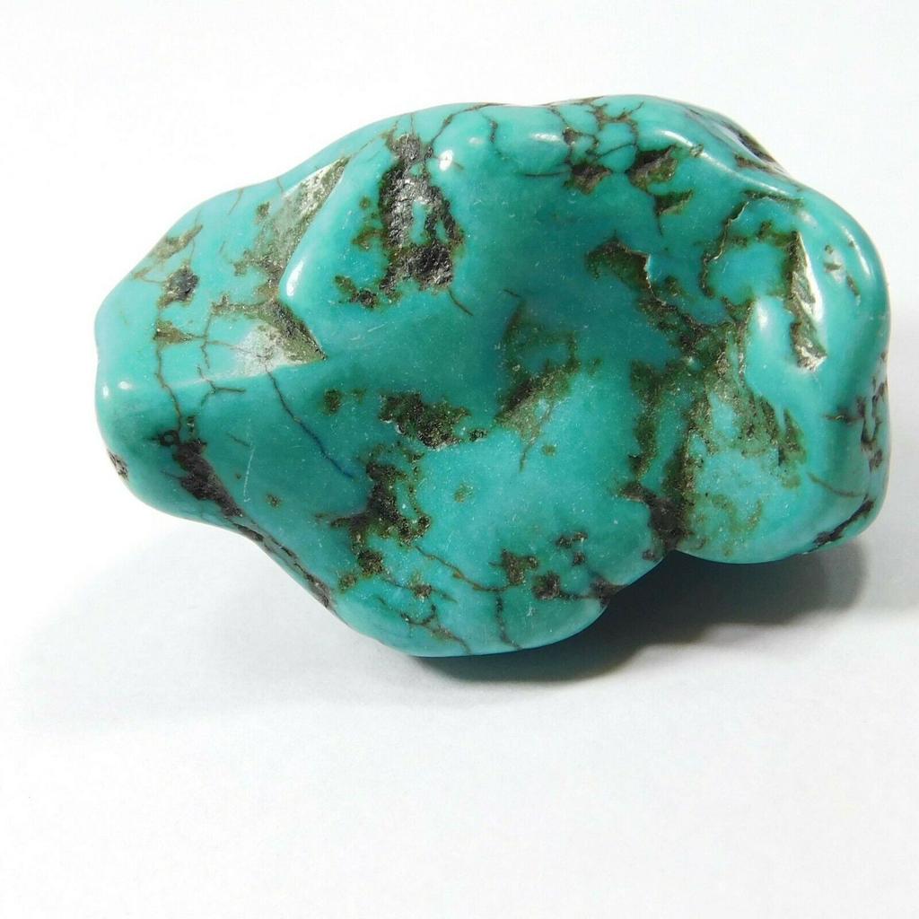 Natural Blue Turquoise Loose Gemstone 100 ct Arizona Rough Slab Crystal for Gemstone Collections