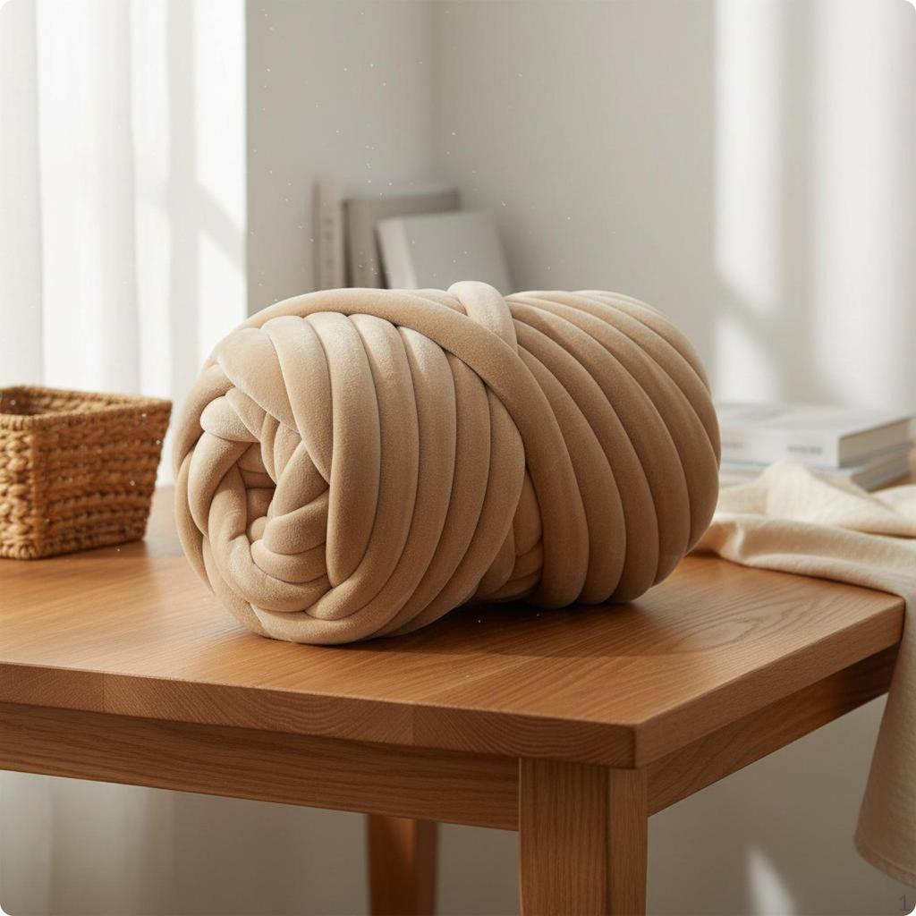 Fil Tubulaire Velours Facile pour Débutants Rempli Ne Peluche Pas Matériau Créatif pour Créateurs, Débutants,