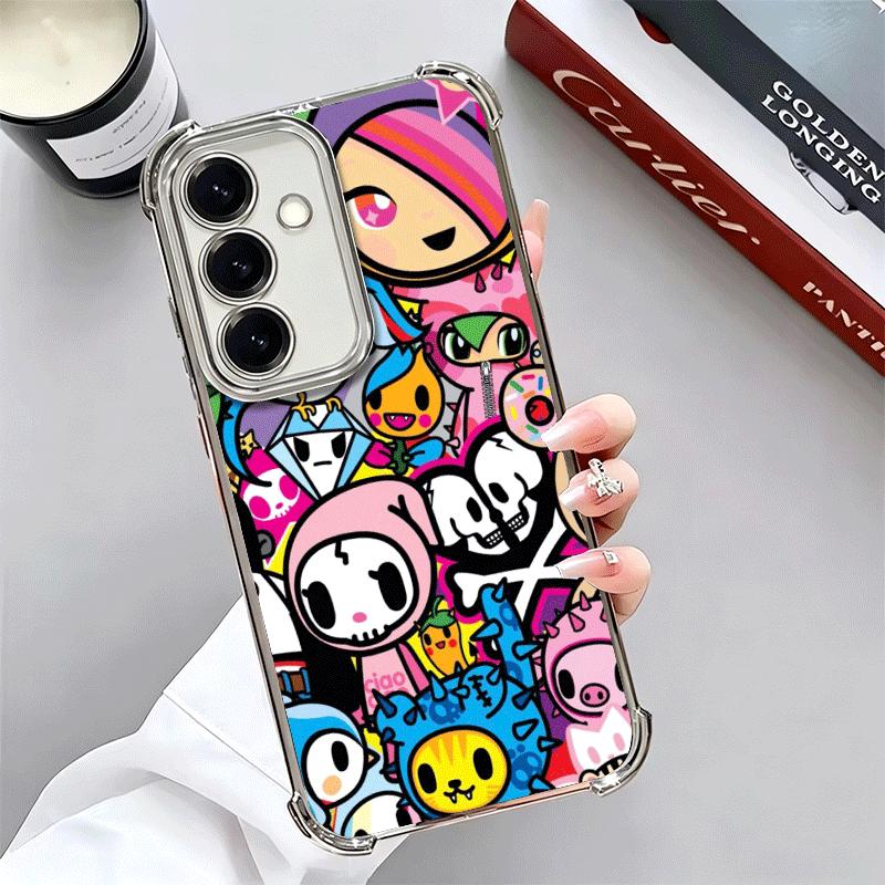 Japan T-Tokidokis Art Soft Phone Case For Samsung A17 A27 A07 A37 A57 A16 A56 A15 A55 A14 A54 A13 A53 A26 A36 A25 A35 A24 A34 A2