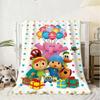 Coperta in Flanella B-Boy-Girl-Pocoyo per Bambini Morbida Calda Antistatica Lavabile per Tutte le Stagioni