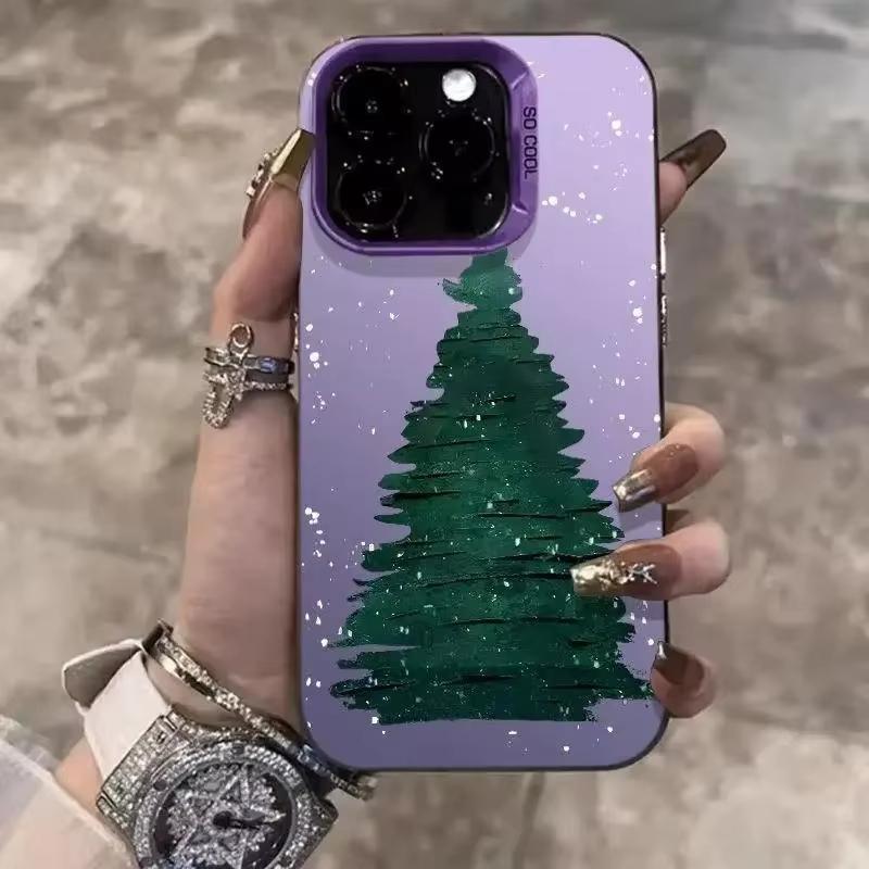 

Эстетичный чехол для телефона с рождественской елкой для Samsung Galaxy A73 A56 A55 A36 A35 A26 A25 A15 5G A24 A23 A22 A52 A71 A72 4G A53 5G