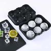 Large Sphere Ice Cube Molds 6 Grid Whiskey Ice Mold Leak-free Round Cube Mold Easy Fill & Release Ball Frozen Water Maker Tools