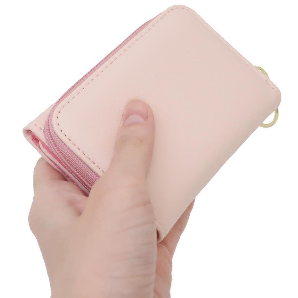 Marimo Craft Cardcaptor Sakura Compact Wallet, Pink, Approx. W95 X H180 X D30mm, MCSA-044