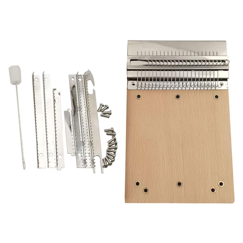 Drewniany Regulowany Mały Krosno Rękodzieło Zestaw Narzędzi do Naprawy Włóczki Dzianiny Akcesoria do Maszyn Szyjących